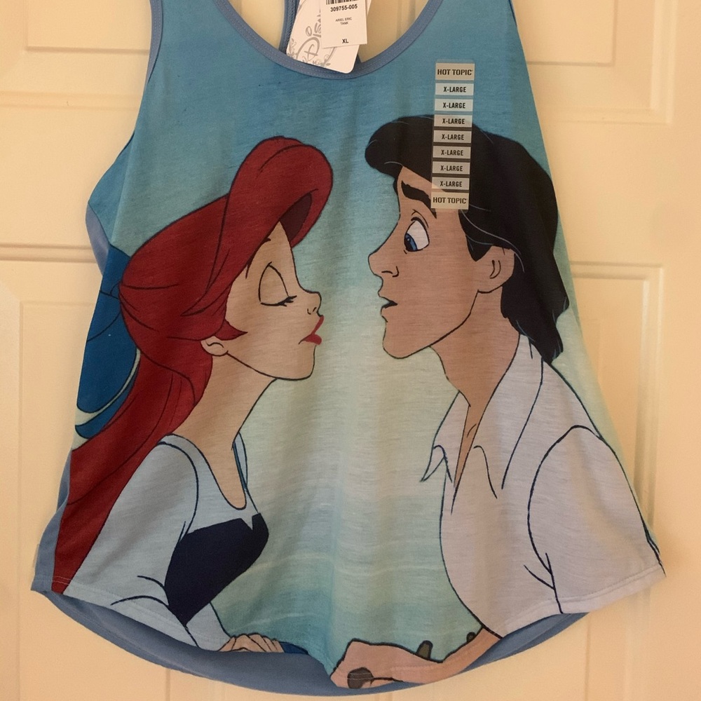 NWT Disney Hot Topic Little Mermaid Tank Top